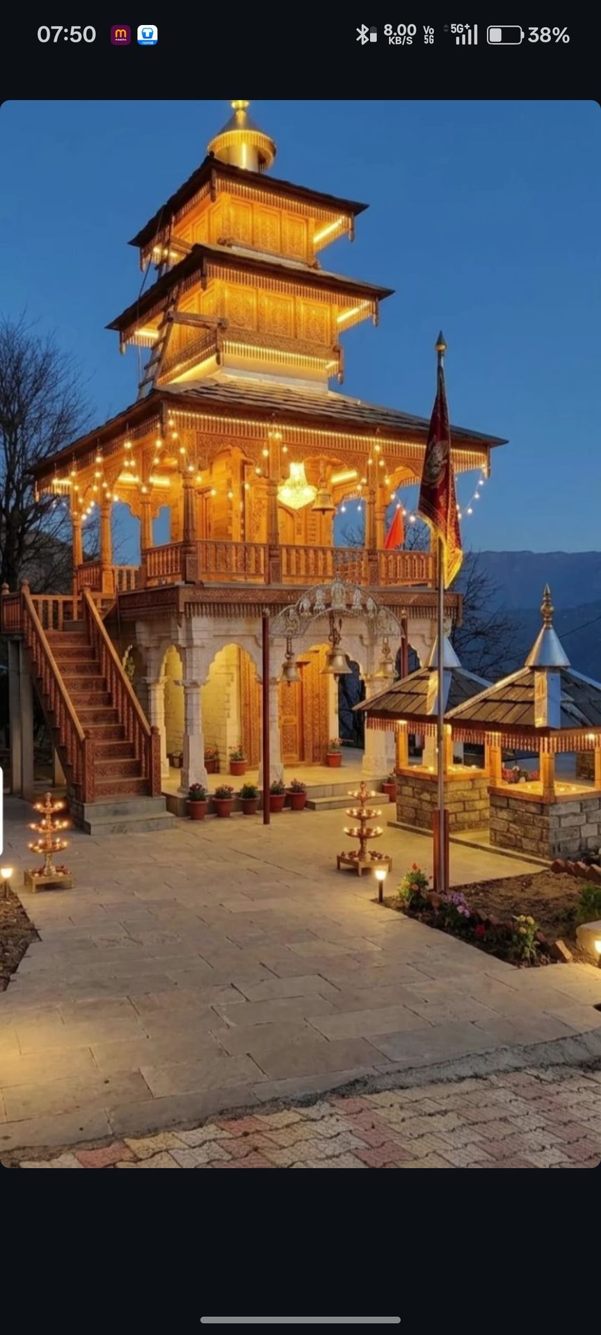 Wooden temple