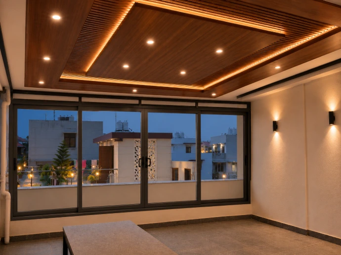 Modern Wooden False Ceiling Design